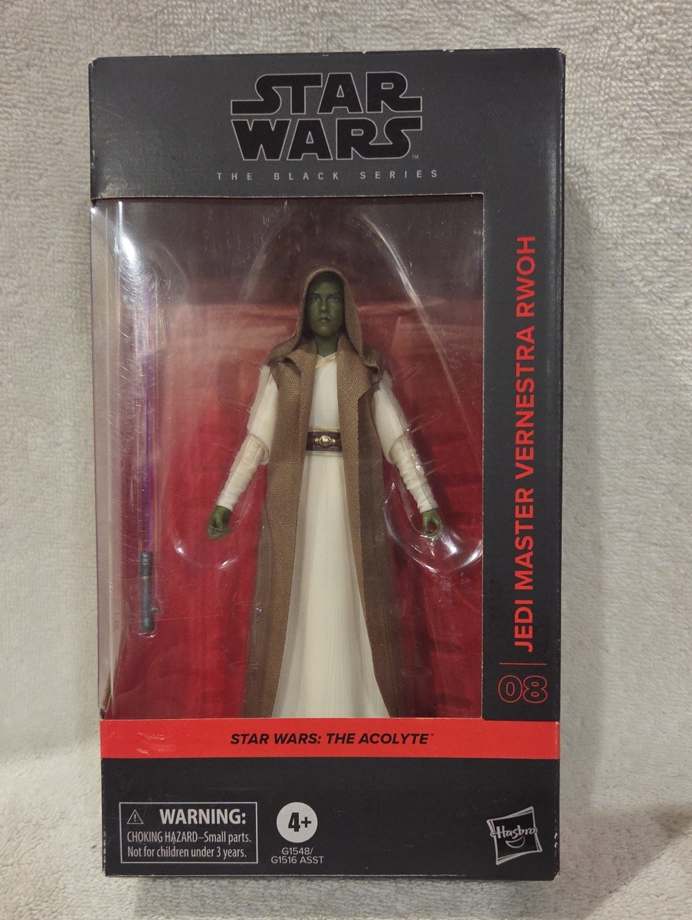 STAR WARS BLACK SERIES JEDI MASTER VERNESTRA RWOH FIGURE